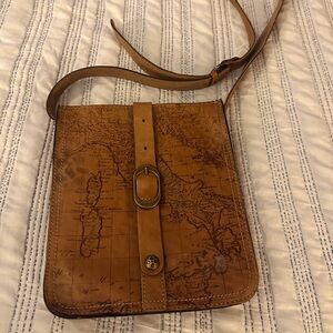 Patricia Nash Map Of Italy Leather Crossbody